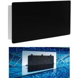 AGWM-H2 Wide Mouth Pool Skimmer Plug, 11-1/2" W 4-7/8" H Above Ground Swimming Pool Winterizing Door Cover, Fits Hayward SP1091WM, Poolstyle PS002, Kokido K002WBX, Waterway Flo-Pro ll Widemouth