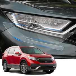 LUNQIN Car Headlight Protection Film for Honda CR-V CRV 2017-2022 Auto Accessories Lucency Vinyl Exterior Decoration Self Adhesive Sheet Sticker Cover Tint Tail Light