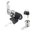 BLOOPIC File Cabinet Locker Lock Zinc Alloy Durable Rust Proof