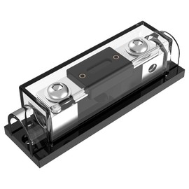 ANL Fuse Holder,Malictele 150Amp Fuse with 0/2/4 Gauge AWG Inline ANL Fuse Holder,Car Audio ANL Fuse Holder widely Used in Cars Trucks Boats, GFH-150A