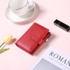 GAEKEAO Small Wallets for Women Leather RFID Blocking Bifold Zipper