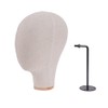 ZhuoYi Unpinnable Wall Mounted Mannequin Head For Wig Hat Display