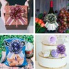 6pcs 7inch Large Pull Bows Wrapping Pull Bow Ribbon Gold,