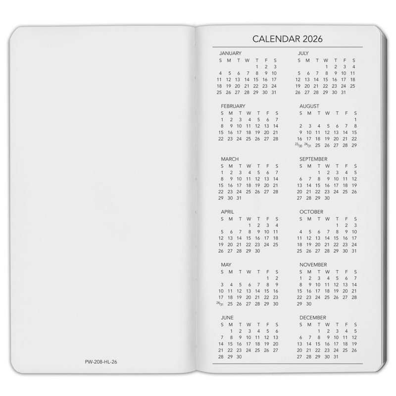 Harbor Pocket Weekly Planner 2026 - Leida Pine - 6x3.25"