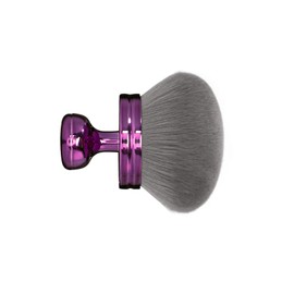BuyBooz 3.2" Kabuki Body Brush for Self Tanner, Sunscreen & Bronzer – Extra Large Makeup Applicator for Face, Legs & Body – Soft Synthetic Brush in Gift Box (Purple)
