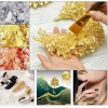 Copos De Lámina De Oro Para Resina Pintura Uñas Decoración