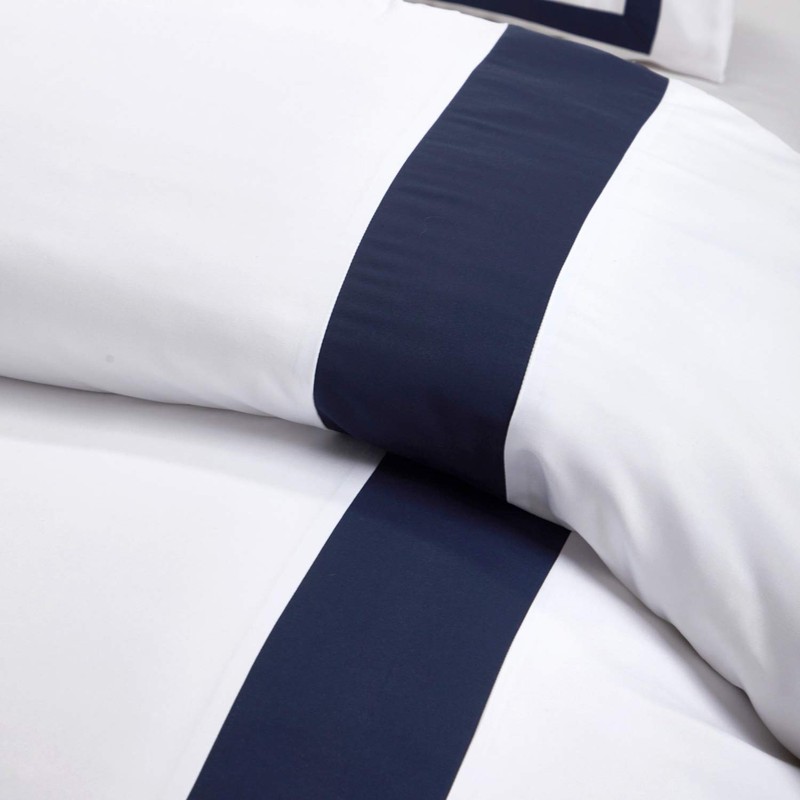OSVINO 3 Pieces Microfiber Simple Line Style Duvet Cover and
