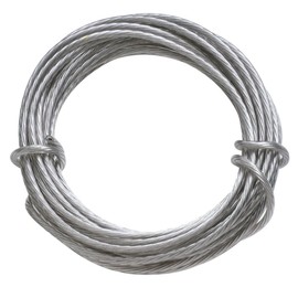 HangZ 80030 Coated Stainless Steel Gallery Wire for Hanging Pictures, 30lb, 9-Foot