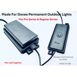 Pro-Power Govee Pro or Reg Permanent Outdoor Lights- BRACKET for Power Supply & Controller