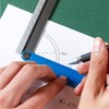 Aluminum Alloy Foldable Ruler Simple Folding Metal Stationery Rule Measuirng