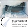 Pack of 2 fridge ice scrapers, freezer, plastic material does