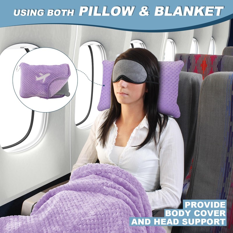 3 in 1 Travel Pillow and Blanket Set - 280