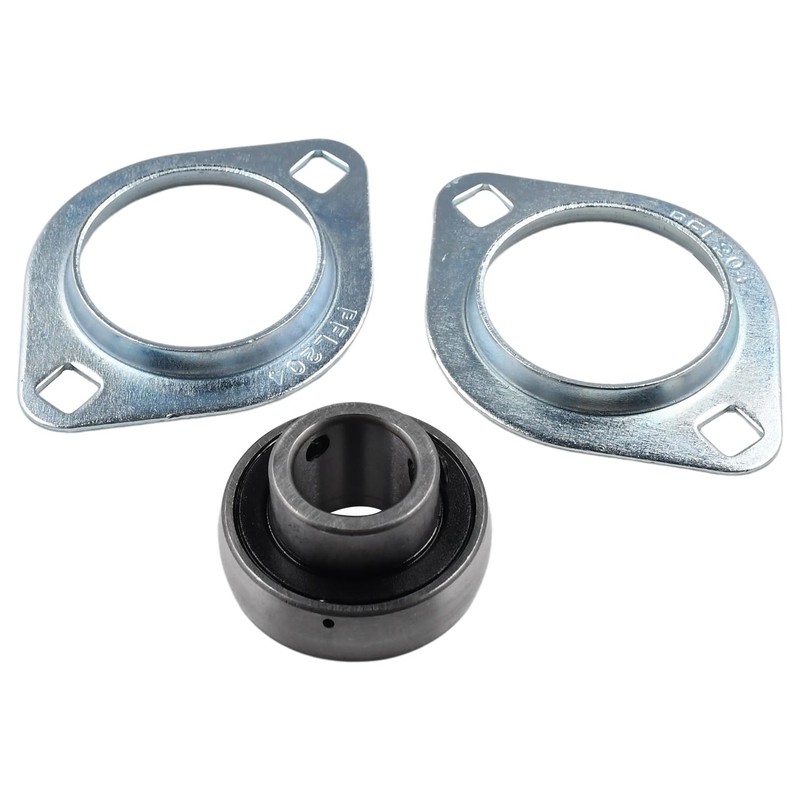 Neeseelily 3/4" Pressed Steel Flange Bearing Two Bolt Mounted SBPFL204-12