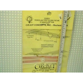 Cir-Kit Miniature "Porcelain Type" Ceiling Fixture #CK501 1/12th