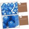 KICHOUSE 1Set Alphabet Blocks Spelling Puzzle for Learning Interactive Educational