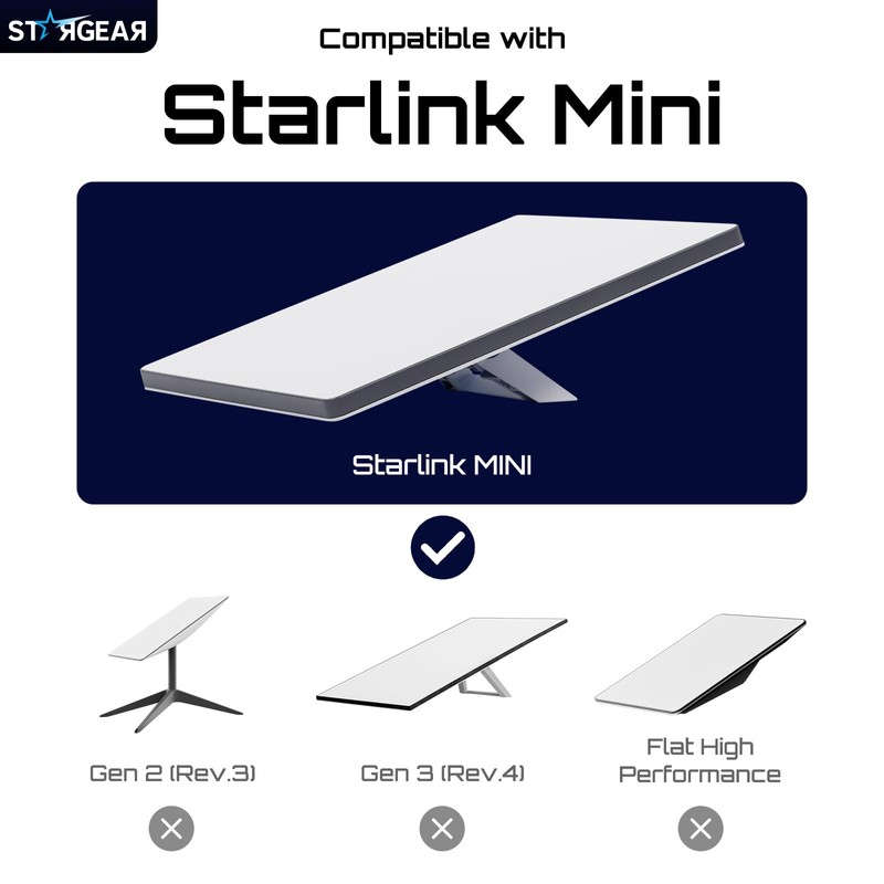 Stargear Starlink Mini Case, Mini Protective Cover Liquid Silicone Case