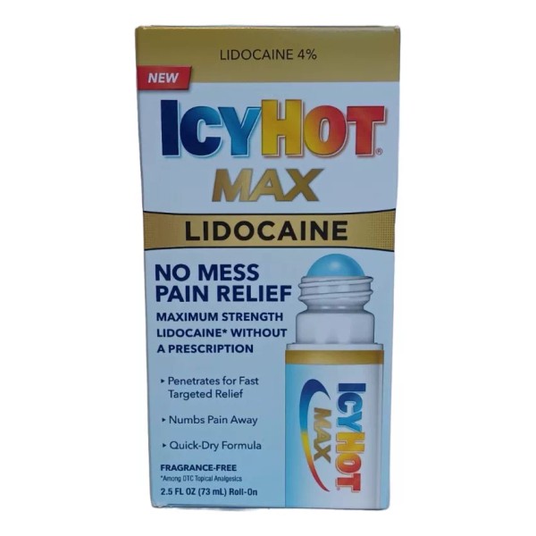 Icy Hot Max Roll-on Contra Dolor Lidocania-menthol (73ml)