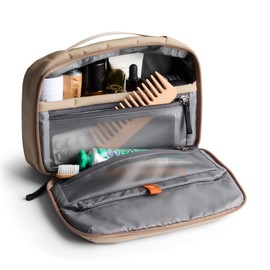 Bellroy Hanging Toiletry Kit (Hanging 3 Litre Toiletry Bag for Men and Women, Designed for Travel) - Stone
