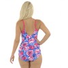 Zoggs Women's Summer Bloom Hi Back Swim Suit - Multi-Colour,