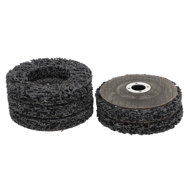 5Pcs Strip Discs Stripping Wheel Black 4 Inch for Stainless