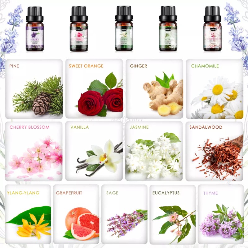 Hanolly Kit De Aceites Esenciales Para Aromaterapia 26 X 6