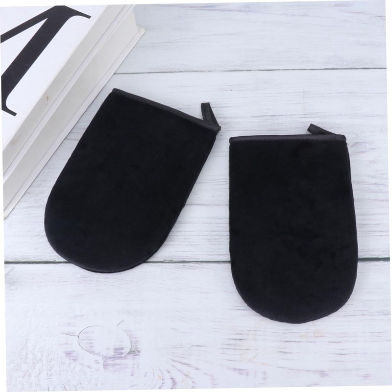 Aplicador De Autobronceador Guantes Autobronceador Negro 2 Unidades De Usar