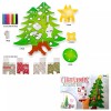 PickMe Pick Me Christmas DYI Craft Tree 19.6"H, LED Lights