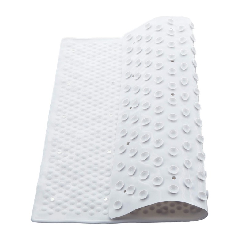 aztex PVC Non-Slip Shower or Bath Mat with Suction Cups