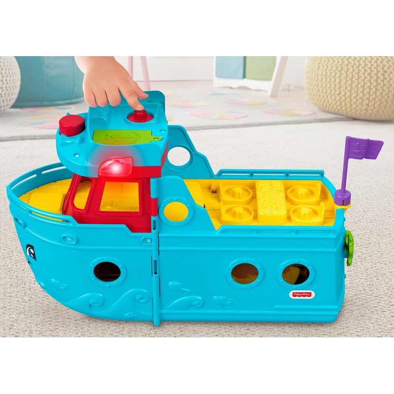 Fisher-Price Little People Toddler Toy Travel Together Friend Ship Musical