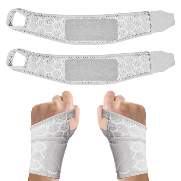 Grosion 1Pair Kids Wrist Support,Adjustable Childrens Wrist Support,for Relief Arthritis