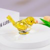 Crystal Yellow Bird Collectible Figurines Gifts for Women Men, Glass