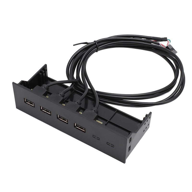 USB Front Panel Hub 5.25in 4 Ports High Speed Stable