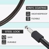 Bicycle Lock 2 Pieces Reinforced Cable 60 cm High Performance