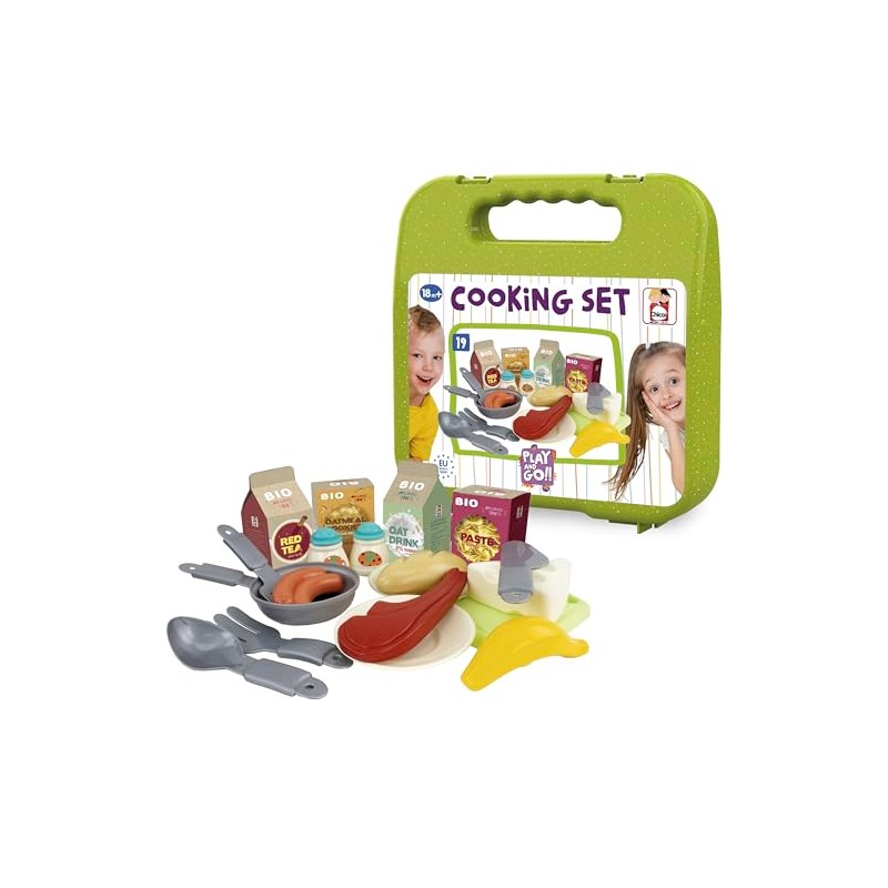 Chicos - Cooking Set Briefcase Includes 19 Kitchen Accessories to
