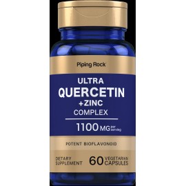 Piping Rock Quercetin Complex | 60 Capsules | With Zinc | Non-GMO | by Piping Rock