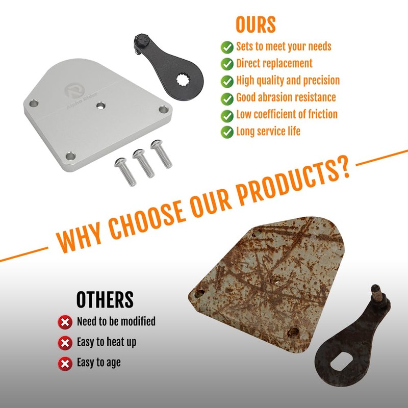 MOTOQUEEN for Dodge NP243D NP273D Transfer Case Manual Shifter Conversion