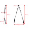 Takagi Shoshido 66 Nylon Universal Tongs with Stopper, Black, 9.4
