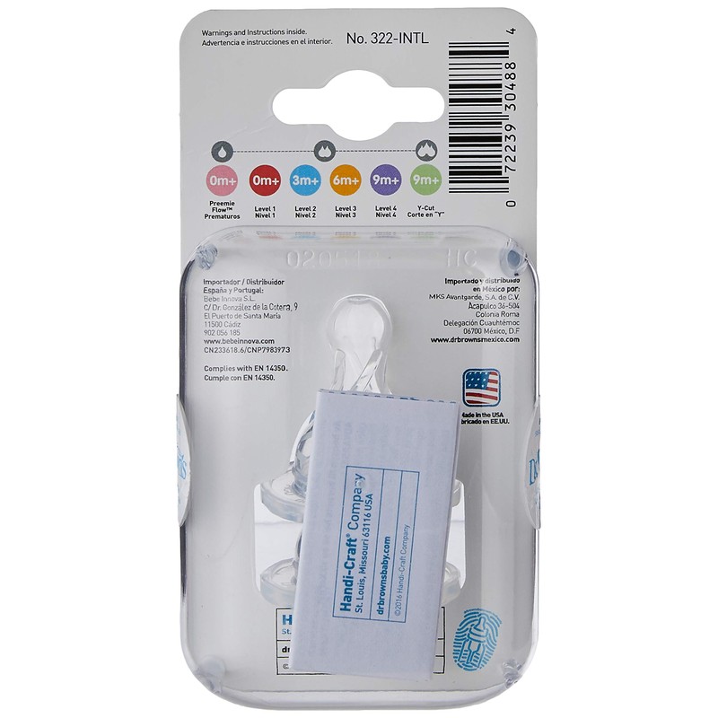 Tetina Cuello Estandar Nivel 2 Dr Brown's