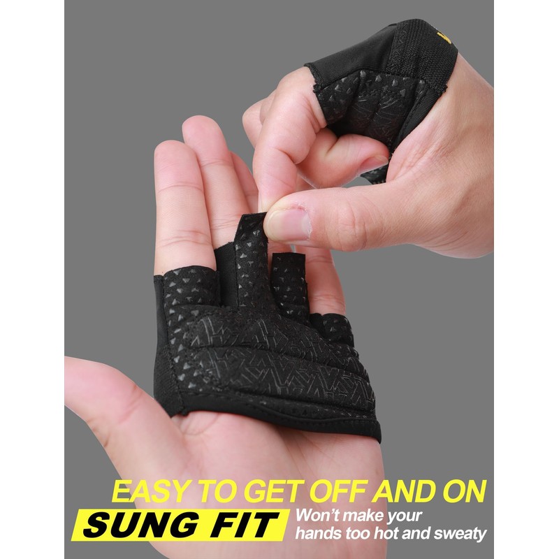 KUTOOK Gym Gloves Men Women Weight Lifting Fitness Training Hand