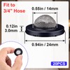 PAGOW 20 Pcs Hose Filter Washers, Stainless Steel Hose Screen