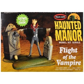 DCD Skill 2 Model Kit Haunted Manor 'Flight of the Vampire' 1/12 Scale Diorama Set by Polar Lights