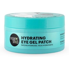 ORGANIC SHOP PARCHE DE GEL HIDRATANTE PARA OJOS DE MATCHA AZUL Y ACIDO HIALURONICO 60PZS