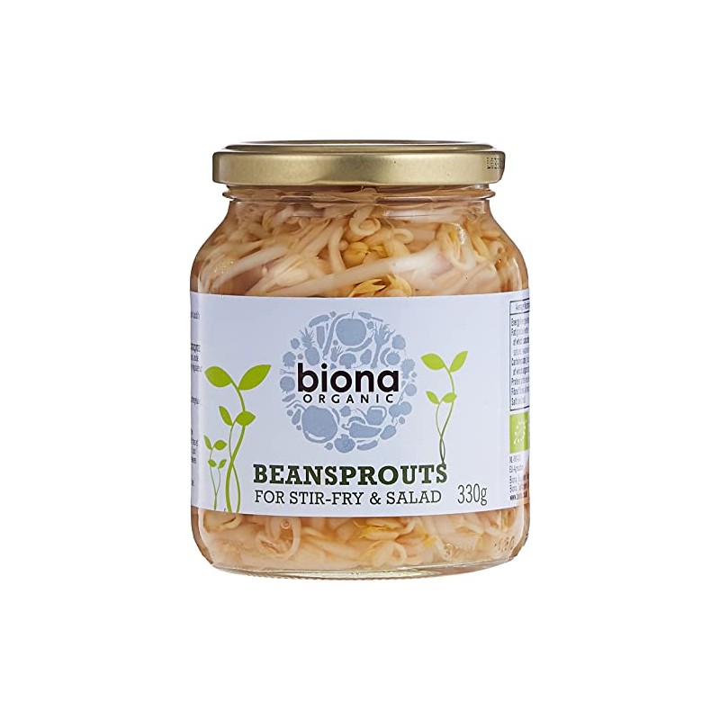 Biona Organic Bean Sprouts - in Glass Jar 330g