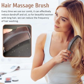 Dandruff Comb,Hollow Tooth Lice Comb,Scalp Comb for Dandruff Removal,Hollow Tooth Comb for Better Hair Quality for Women Men