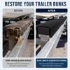 Threlaco Marine Boat Trailer Bunk Carpet Kit, 20 Ft x