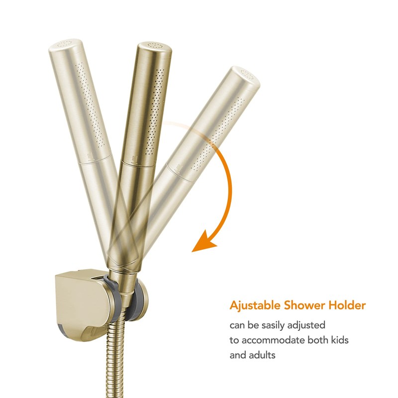 BESy Brass 2 In 1 Function Handheld Shower Head Set