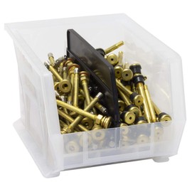 Akro-Mils 30239 AkroBins Plastic Storage Bin Hanging Stacking Containers, (11-Inch x 8-Inch x 7-Inch), Blue, (6-Pack)