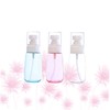 BIUDECO 100ml Bottle Set Press Pump Atomizer Hair Sprayer Bottle