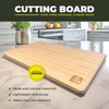 Japanese Cypress Cutting Board –Dual-Sided, Waterproof, Knife-Friendly Chef Cutting Board
