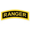 Ride in Style US Army Ranger Tab car Bumper Sticker Window Decal 6" x 2"